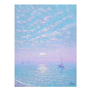 Pleasant seascape poster