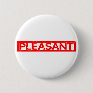 Pleasant Stamp 2 Inch Round Button