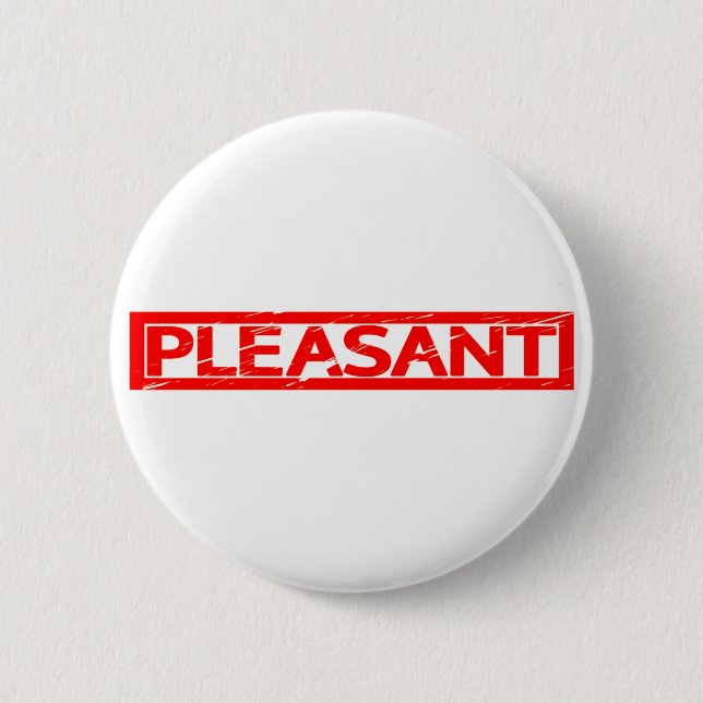 Pleasant Stamp 2 Inch Round Button (Front)