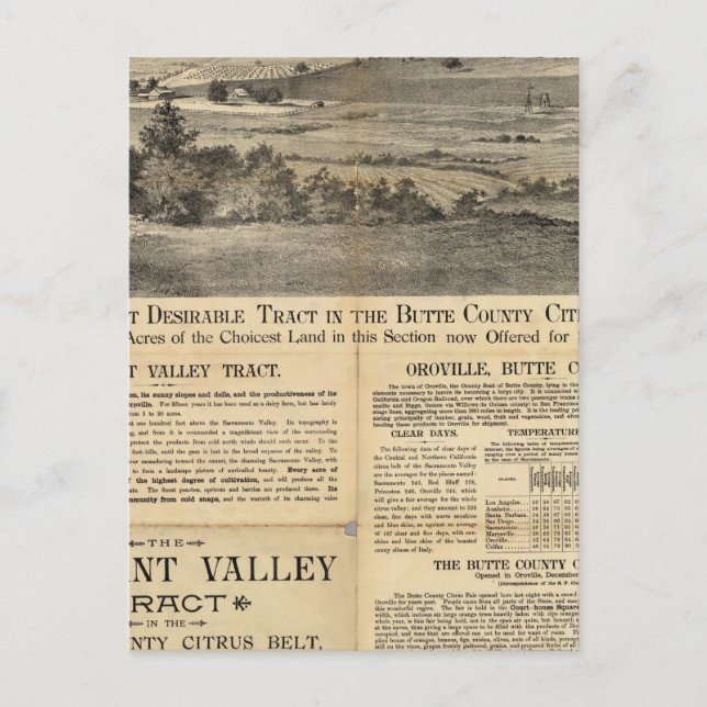 Pleasant Valley, California Postcard (Front)