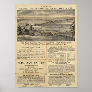 Pleasant Valley, California Poster