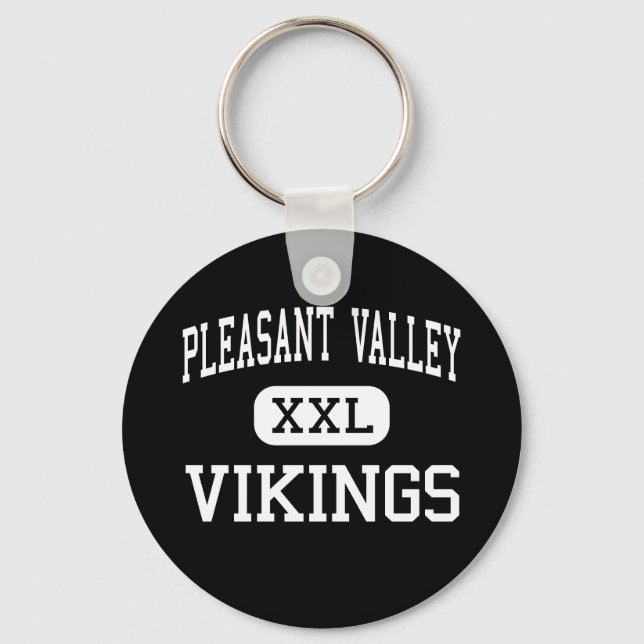 Pleasant Valley - Vikings - High - Chico Keychain (Front)