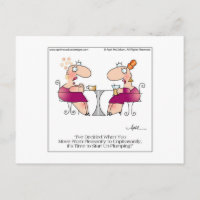 PLEASANTLY PLUMP Carte postale par April McCallum