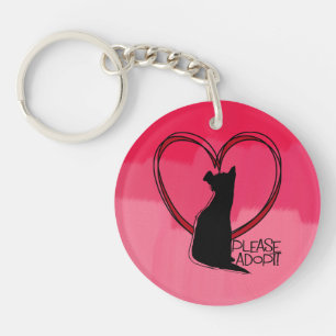 Please Adopt Don't Shop Pets Keychain
