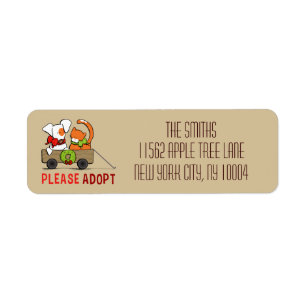 Please Adopt Patch n Rusty Modern Christmas Toast