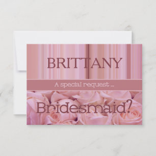 Please be my Bridesmaid? Invitation