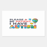 Please Be Patient I Have Autism Multicolor Puzzles