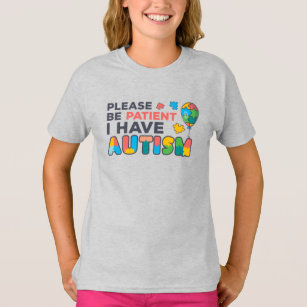 Please Be Patient I Have Autism Puzzles T-Shirt