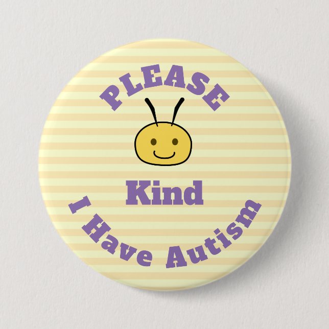 Please bee kind 3 inch round button (Front)
