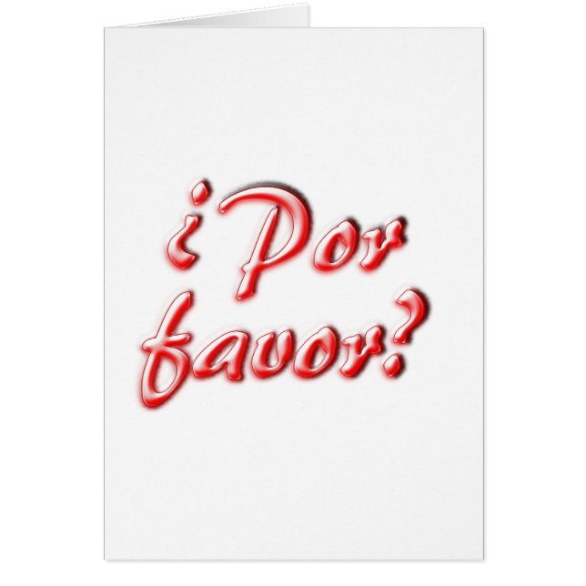 Please card (Front)