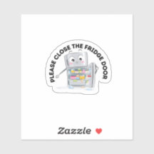 Please close the fridge door