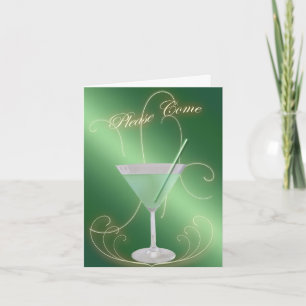 Please Come Cocktail Party Invitation