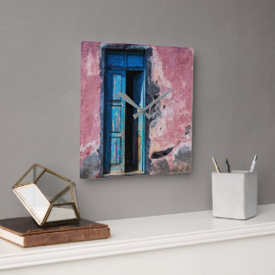 Please Come In Square Wall Clock