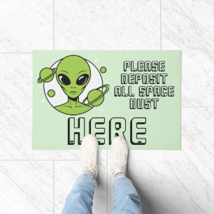 Please Deposit All Space Dust Here Doormat