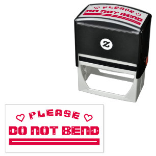 please DO NOT BEND Self-inking Stamp