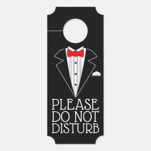 Please do not disturb door hanger