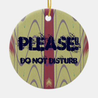 Please Do Not Disturb Doorknob Ornament