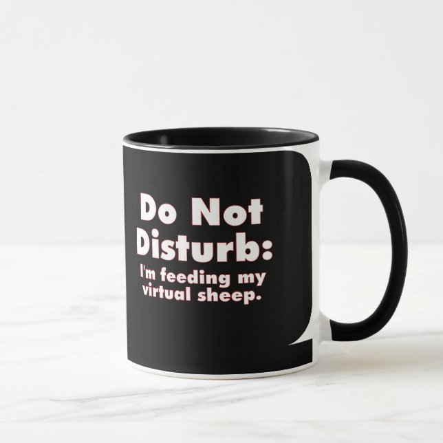 Please do not disturb mug (Right)