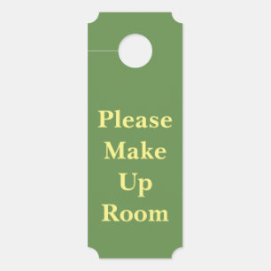 Please Do Not Disturb/Please Make Up Room Door Hanger