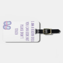 Please Don’t Touch Reborn Doll Car Seat Tag