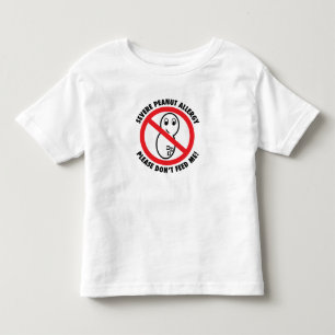 Please Don't Feed Me-Peanut Allergy Toddler TShirt