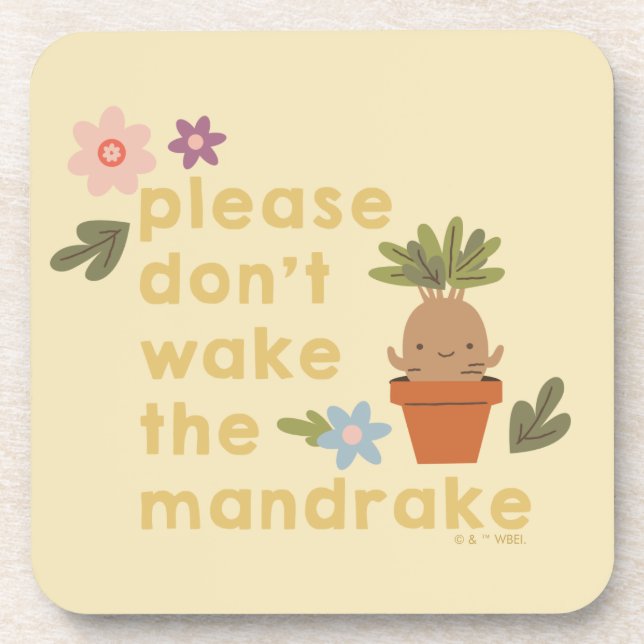 Please Don't Wake The Mandrake Coaster (Front)