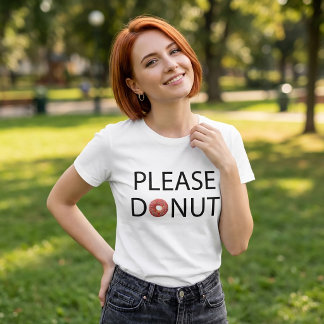 Please Doughnut T-Shirt Tumblr