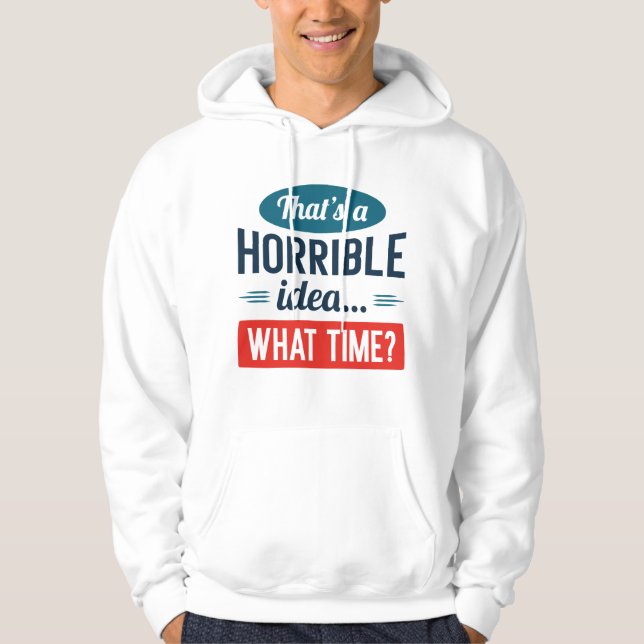 Please Hold Hoodie (Front)