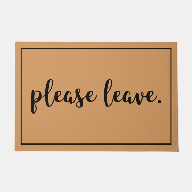 Please Leave Doormat (Front)