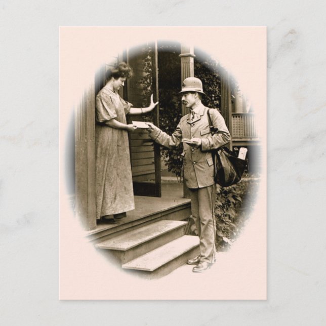 Please Mr. Postman Postcard (Front)