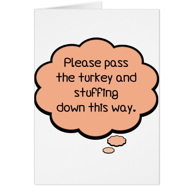 Please Pass The Turkey and Stuffing (Front)