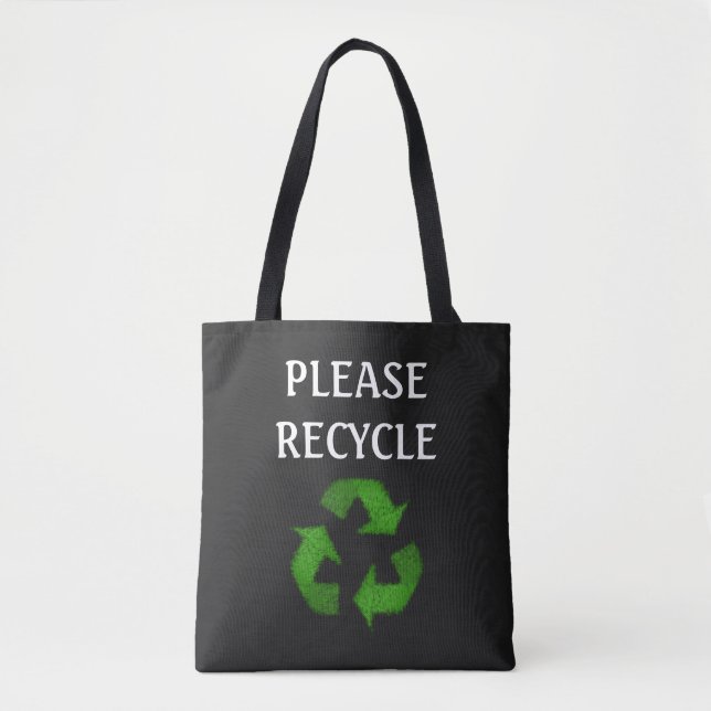 Please Recycle Tote Bag (Front)