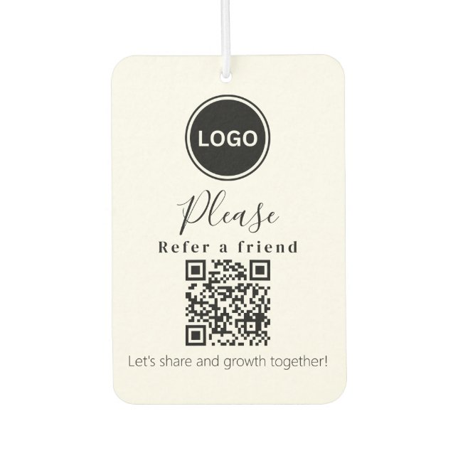 Please Refer a friend Air Freshener (Front)