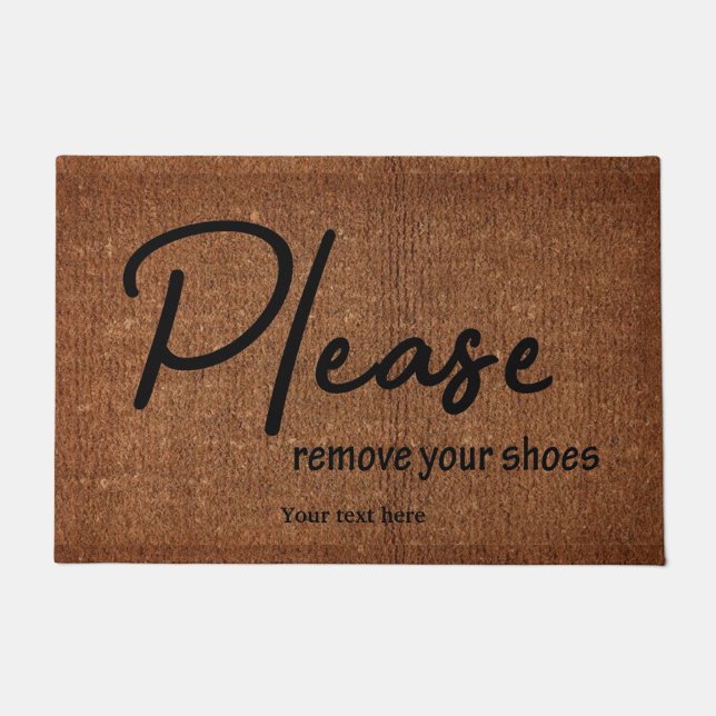 Please remove your shoes doormat (Front)