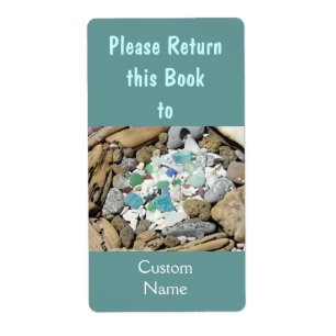 Please return this Book to Custom Name labels tags