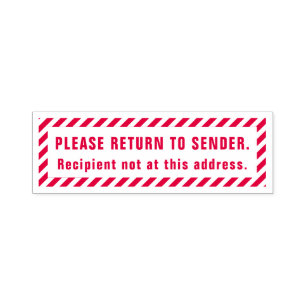 Please Return To Sender Self-inking Stamp