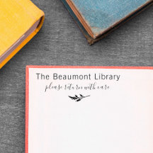 Please Return With Care Script Custom Library Grey