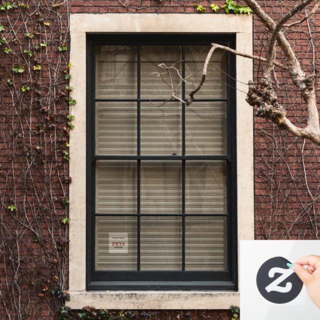 Please Save Pets Window Cling (Home Window)