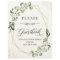Please Sign Our Guestbook Geometric Eucalyptus