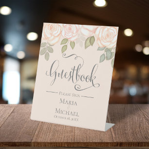 Please sign our Guestbook Watercolor Wedding