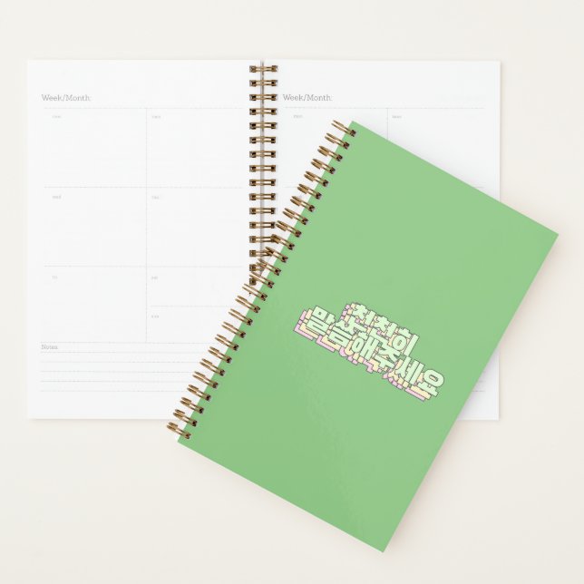 Please Speak Slowly in Korean Hangul BTS Planner (Display)