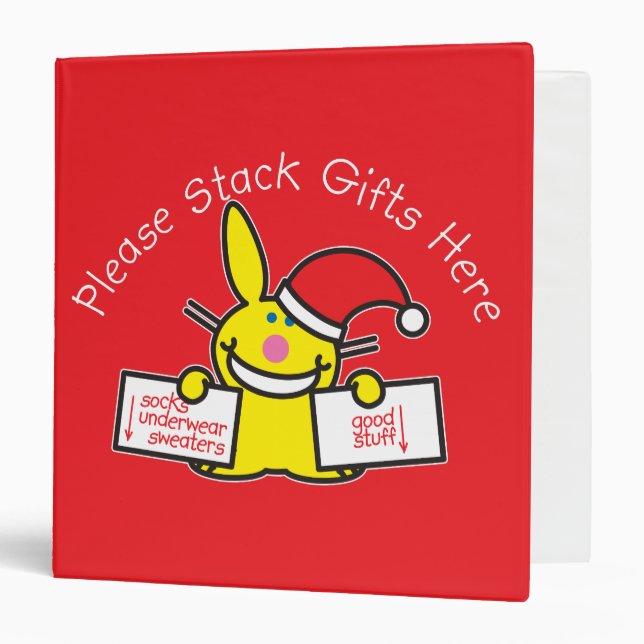 Please Stack Gifts Here Binder (Front/Inside)