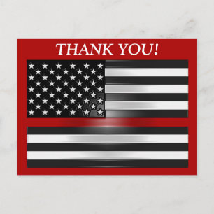PLEASE SUPPORT OUR  FIREFIGHTERS! POSTCARD