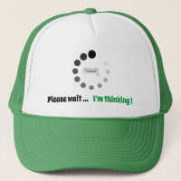 Please Wait I'm Thinking Custom Text Funny Loading