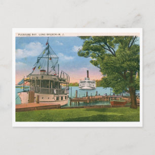 Pleasure Bay, Long Branch, NJ Vintage Postcard