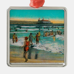 Pleasure Pier and Sun Parlour Metal Ornament