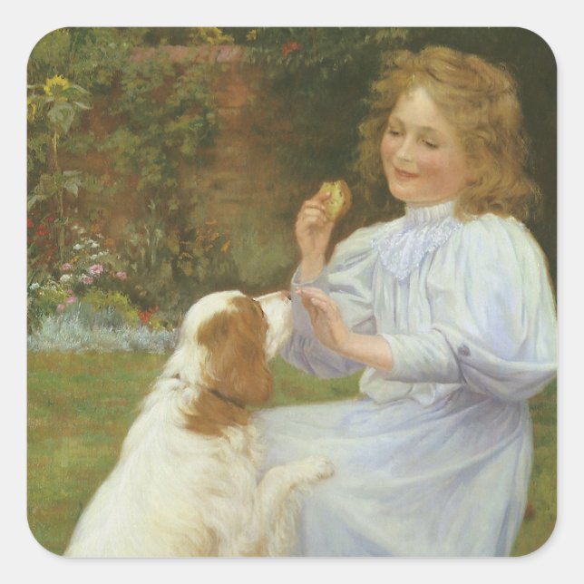 Pleasures of Hope by William Henry Gore Square Sticker (Front)
