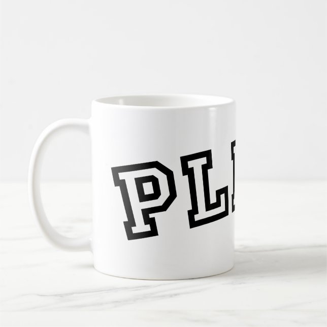 PLEBE COFFEE MUG (Left)