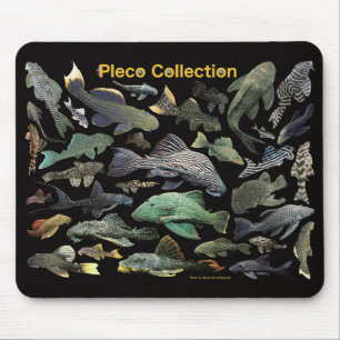 Pleco collection mouse pad
