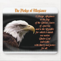 Pledge of Allegiance Mousepad